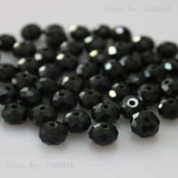 Isywaka Dark Red Colors 4*6mm 50pcs Rondelle Austria Faceted Crystal Glass Beads Loose Spacer Round Beads for Jewelry Making
