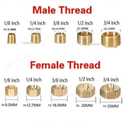 Brass Pipe Fitting 4mm 6mm 8mm 10mm 12mm 19mm Hose Barb Tail 1/8" 1/4" 1/2" 3/8" BSP Male Connector Joint Copper Coupler Adapter