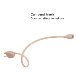 Upgrade Version Electret Condenser Headworn Headset Microphone Double Ear Hanging 4 Pin XLR TA4F For Shure Body Pack Thick Cable