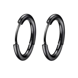 1 Pair Women/Man Stainless Steel Small Hoops Earring Piercing Ear Cartilage Tragus Simple Thin Circle Anti-allergic Ear Buckle