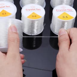 50M-100M Plastic Crystal DIY Beading Stretch Cords Elastic Line Jewelry Making Supply Wire String Jeweleri Thread String Thread