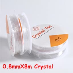 50M-100M Plastic Crystal DIY Beading Stretch Cords Elastic Line Jewelry Making Supply Wire String Jeweleri Thread String Thread