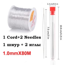 50M-100M Plastic Crystal DIY Beading Stretch Cords Elastic Line Jewelry Making Supply Wire String Jeweleri Thread String Thread