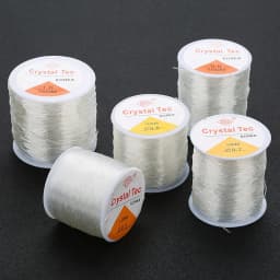 50M-100M Plastic Crystal DIY Beading Stretch Cords Elastic Line Jewelry Making Supply Wire String Jeweleri Thread String Thread