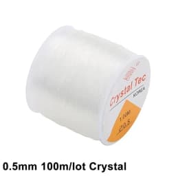 50M-100M Plastic Crystal DIY Beading Stretch Cords Elastic Line Jewelry Making Supply Wire String Jeweleri Thread String Thread