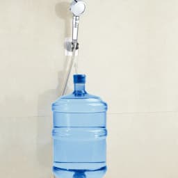 Useful Adjustable Polished Self-adhesive Handheld Suction Up Drill-free Shower Head Holder Showerhead Rack Punch-free Adjustable