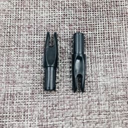 50pcs Arrow Nocks For Carbon Arrow Shaft I.D 6.2mm Plastic Arrow Tails DIY Arrow Knocks Replacement Archery Hunting shooting