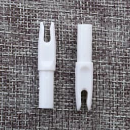 50pcs Arrow Nocks For Carbon Arrow Shaft I.D 6.2mm Plastic Arrow Tails DIY Arrow Knocks Replacement Archery Hunting shooting