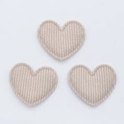 50Pcs/lot 35*30mm Padded Glitter Cloth Heart Appliques for DIY Hat Clothes Leggings Sewing Supplies Headwear Decor Patches