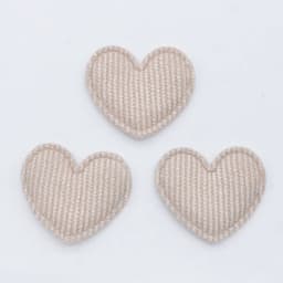 50Pcs/lot 35*30mm Padded Glitter Cloth Heart Appliques for DIY Hat Clothes Leggings Sewing Supplies Headwear Decor Patches