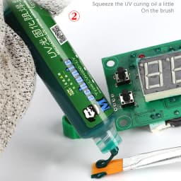 MECHANIC UV Light Curing BGA PCB Solder Mask Ink Black/Blue/Green/Red/Yellow/White Welding Oil Paint Prevent Corrosive Arcing