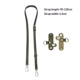 Leather Replacement Crossbody Bag Strap,Bag Shoulder Strap for Longchamp Short Handle Bags Without Punching Modification