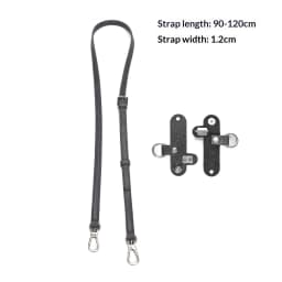 Leather Replacement Crossbody Bag Strap,Bag Shoulder Strap for Longchamp Short Handle Bags Without Punching Modification