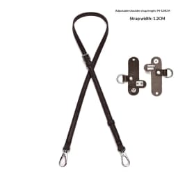 Leather Replacement Crossbody Bag Strap,Bag Shoulder Strap for Longchamp Short Handle Bags Without Punching Modification