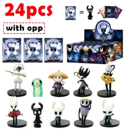 1-24pcs/Set Hollow Knight Blind Bag Toys Anime Game Figure The Knight/Hornet Action Figurine Collectible Model Doll Gift