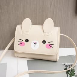 Children's Accessories Small Shoulder Bag Cute Rabbit BabyGirls Small Crossbody Bags Cartoon Kids Boys Mini Coin Purse Handbags