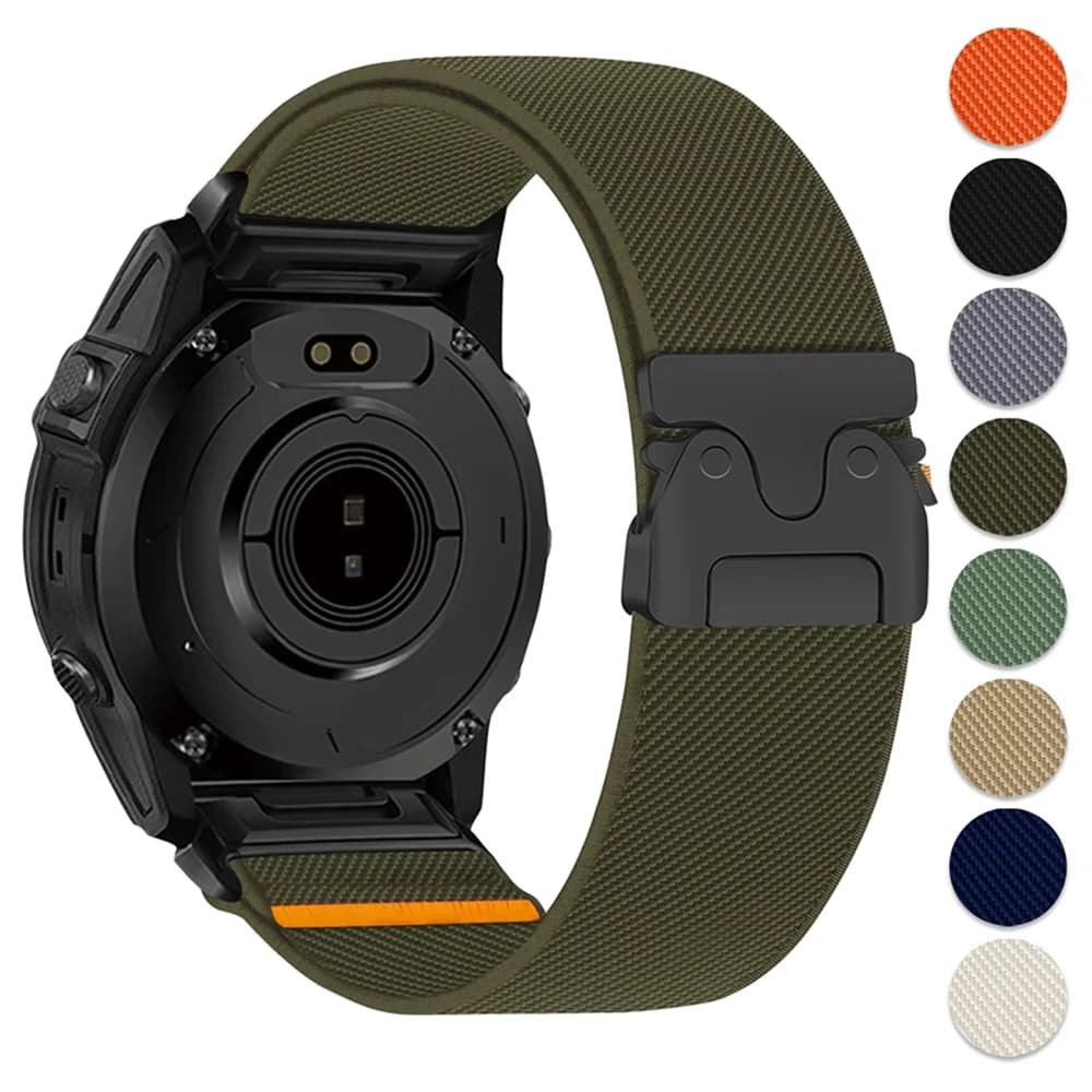 20 22 26mm Quick Fit Strap for Garmin Quatix 8 Fenix 8 Tactix8 43/47/51mm Fenix E/7/7X/7S Nylon bracelet correa Instinct 3 band