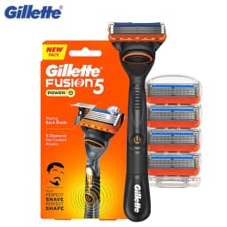 Gillette Fusion 5 FlexBall Power Razor 5 Blade Coating Micro-Vibration Technology Men's Shaver with Precision Trimmer