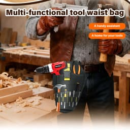 Multi-functional Waterproof Drill Holster Waist Tool Bag Power Tool Holster Drill Holster Cordless For Wrench Hammer Screwdriver