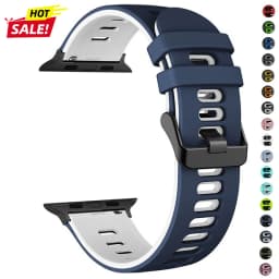 Sports Silicone Strap For Apple Watch Ultra4 Band 49mm 46mm 45mm 44 42mm Bracelet for IWatch Series 12 11 10 9 8 7 6 5 Wristband