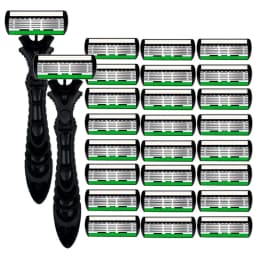 High Quality Man Safety Razor Blade 6 Layer German Stainless Steel Shaving Cartridges Compatible Mach Shaver