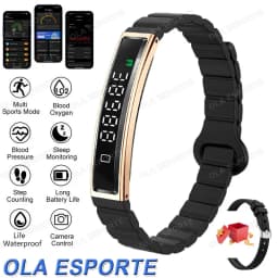 2026 New Fashion Women Smart Bracelet Sport Mode Fitness Tracker Heart Rate Health Monitoring IP68 Waterproof Smart Watch Men