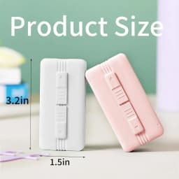 Disposable Dental Floss Picks with Portable Travel Case, 10pcs Toothpicks Sticks with Case, Oral Care Flossers for Home & Travel