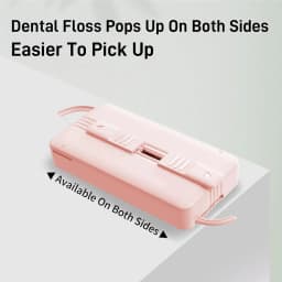 Disposable Dental Floss Picks with Portable Travel Case, 10pcs Toothpicks Sticks with Case, Oral Care Flossers for Home & Travel