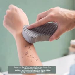 Exfoliating Sponge - Soft Bath Sponge Body Scrub 3D Radiant Skin Exfoliating Bath Sponge, Remover Dead Skin, Skin Friendly