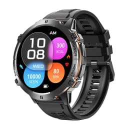 Mens Military T REX 3 Smartwatch 1.73" AMOLED Compass BT Call 1ATM Waterproof Wrist Sport Smart Watches for Man IOS Android 2026