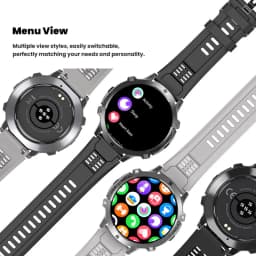 Mens Military T REX 3 Smartwatch 1.73" AMOLED Compass BT Call 1ATM Waterproof Wrist Sport Smart Watches for Man IOS Android 2026