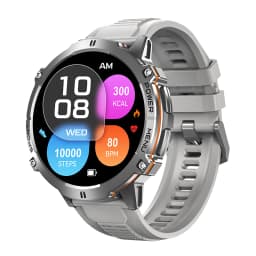 Mens Military T REX 3 Smartwatch 1.73" AMOLED Compass BT Call 1ATM Waterproof Wrist Sport Smart Watches for Man IOS Android 2026