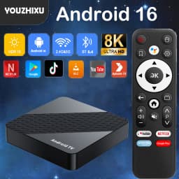 Smart TV Box Android 16 8GB+256GB Rockchip RK3518 X10 Google Assistant 8K Video Bluetooth5.4 Media Player Very Fast Set Top Box