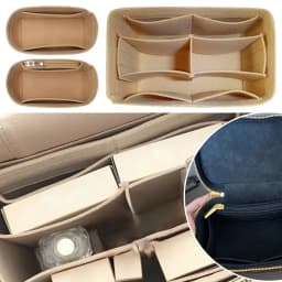 Durable Felt Handbag Insert Bag Bag Support Organization Purse Liner Portable Storage Bag Organiser for For LV Nice Nano/Mini/BB
