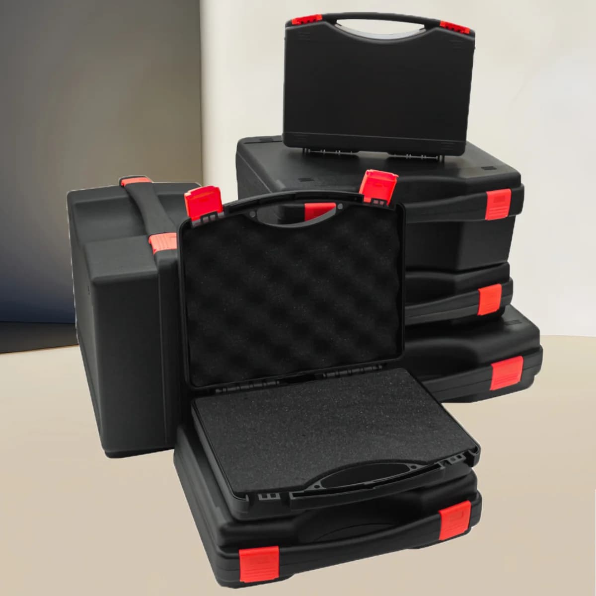 1PC Portable Multifunction Hardware Tool Box – Lightweight Plastic Storage Case for Instruments,Outdoor & Indoor Use