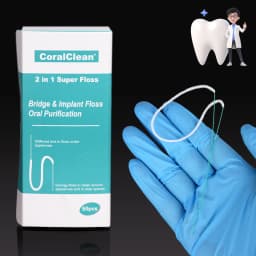 50Pcs Dental Floss Toothpick Water Expanded Orthodontic Flosser Multifunctional Cleaning Wire Line for Implants Braces