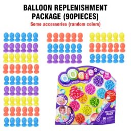 Kids' Diy Craft Kits Games DIY Sticky Balloon Maker kit Bubble Inflatable Toy Set Inflator Machine Anti-Stress Toys Boys Girls
