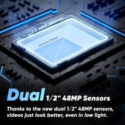 360 Active HDR Video Action Camera 4K Single-Lens Camera Waterproof Stabilization 2.29" Touchscreen Wintersports and Vlogging