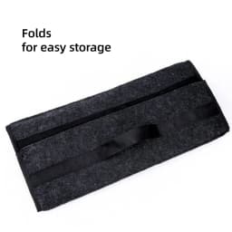 Felt Car Boot Organizer Foldable Trunk Storage Box Upgraded Felt Multi-Use Car Accessory for Tools Shopping & Maintenance, 2 Siz