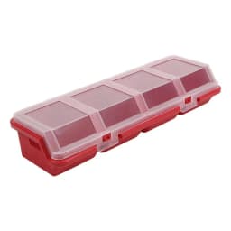Screw Organizer Box with Lid Bin Stackable Hardware Organizer Part Storage Sorting Screw Box for Garage Workbench Craft Storage