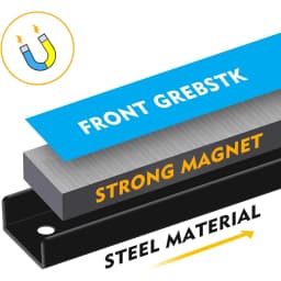 8/12/18 Inch Magnetic Tool Holder Strip for Storing Aarage Tools Kitchen Utensils Iron Products Storage Arrangement Organizer
