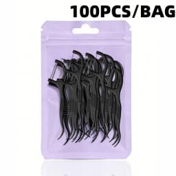 100-1000pcs Ultra-Fine Toothpicks, Home Set, Portable and Disposable Care Floss- Deep Cleaning for Oral Care