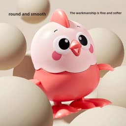 Cute Wind Up Chick Toy No Battery Needed Baby Crawling Educational Clockwork Safe Sensory Toy for Infant Toddler Kids Gift