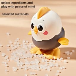Cute Wind Up Chick Toy No Battery Needed Baby Crawling Educational Clockwork Safe Sensory Toy for Infant Toddler Kids Gift