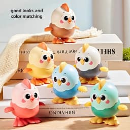 Cute Wind Up Chick Toy No Battery Needed Baby Crawling Educational Clockwork Safe Sensory Toy for Infant Toddler Kids Gift