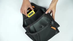 TOOLSTACK Single Bag Woodworking Bag Exquisite Stitching Wear Resistant Woodworking Bag Portable Multi Functional Tool Kit