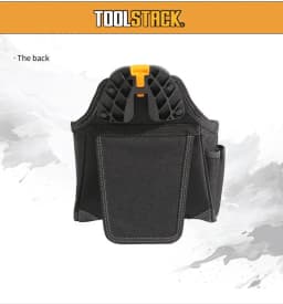 TOOLSTACK Single Bag Woodworking Bag Exquisite Stitching Wear Resistant Woodworking Bag Portable Multi Functional Tool Kit