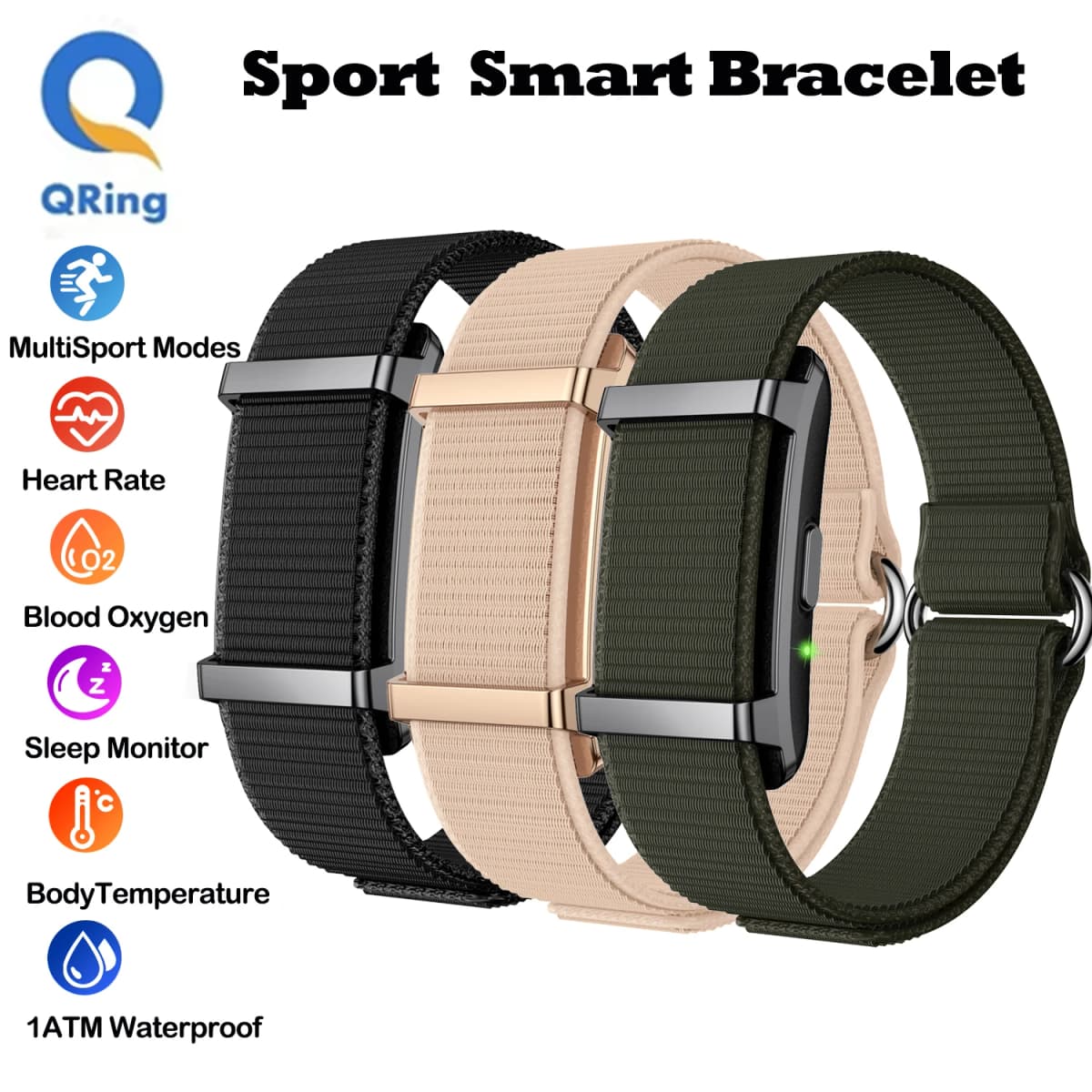Smart Bracelet Heart Rate Blood Pressure Sleep Monitor Pedometer Sport Fitness Tracker for Men Women Electronic Bracelet