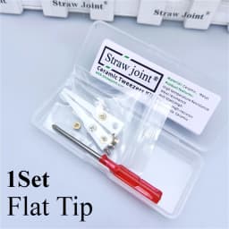 Ceramic Tweezers Tips Kit Stainless Steel Handle Anti-Static High Precision Replacement Tweezers Parts Set Tweezers Repair Tools