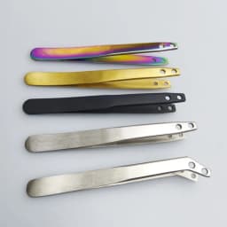 Ceramic Tweezers Tips Kit Stainless Steel Handle Anti-Static High Precision Replacement Tweezers Parts Set Tweezers Repair Tools
